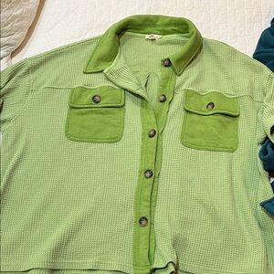 Olive Green Button Down Shirt